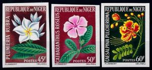 [67291] Niger 1965 Flora Flowers Blumen Imperf. MNH