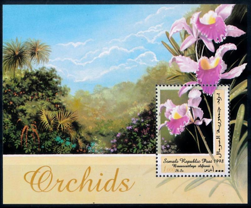 [67000] Somalia 1998 Flora Flowers Blumen Orchids Sheet MNH