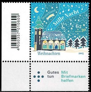 Germany 2015,Sc.#B1109 MNH. Christmas: Silent night