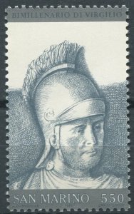 San Marino Sc#1004 MNH, 550L multi, Vergilius (1981)