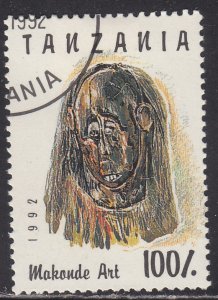 Tanzania 985E Makonde Face Art 1992