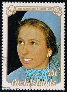 Cook Islands #369 Princess Anne; CTO (4Stars)