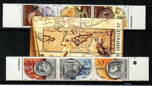 Cyprus Scott 996-8 Mint NH (Catalog Value $20.25)