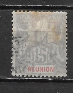 Reunion 42 15c Navigation & Commerce single Used