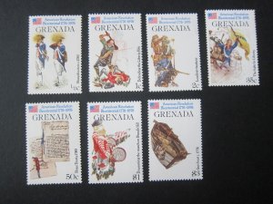 Grenada 1976 Sc 716-722 set MNH