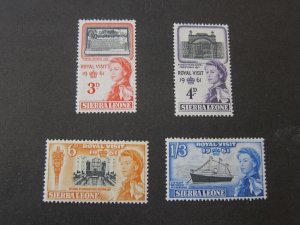 Sierra Leone 1961 Sc 221-4 set MH