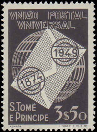 St. Thomas & Prince Islands #352, Complete Set, 1949, UPU, Never Hinged