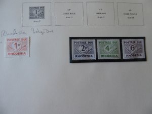 Rhodesia and Nyasaland 1954-1963 Stamp Collection on Scott Specialty Alb Pgs