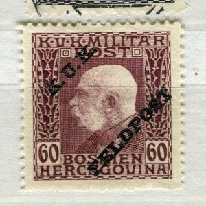 AUSTRIA; KUK FELDPOST Optd. on F. Joseph issue fine Mint 60h. value