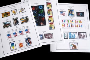 COLOR PRINTED U.S.A. 2011-2020 STAMP ALBUM PAGES (101 illustrated pages)