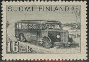 FINLAND SUOMI Scott 253 Post Bus 1946  stamp