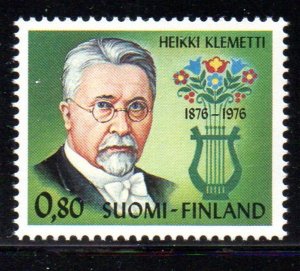 Finland Sc 584 1976 Klenetti stamp mint NH