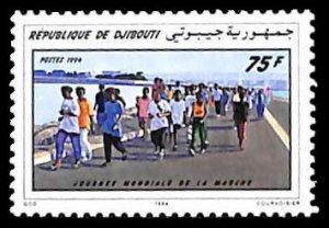 Djibouti 1994, World Walking Day 1v, MNH