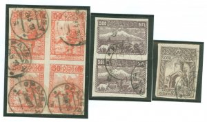 Armenia #283a/286a/289a Used Multiple