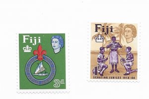 Fiji #206-207 MNH - Stamp CAT VALUE $1.65