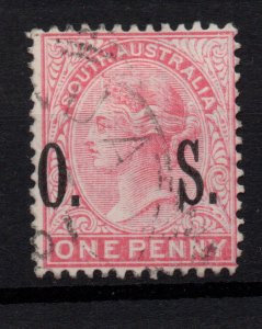 South Australia OS Official variety 'One Penny' Double Impression WS22909