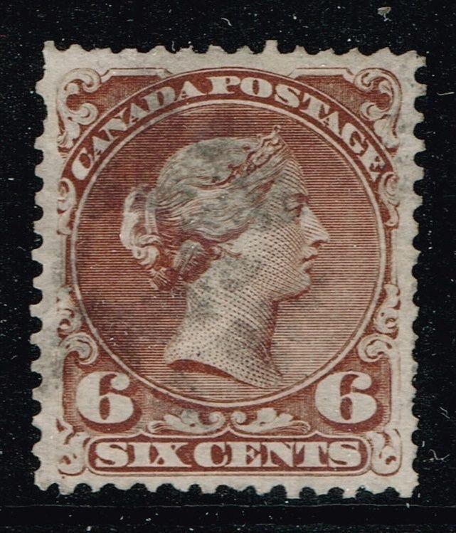 Canada SC# 27, Well Centered, Used, Pulled Perf.       Lot 06212015