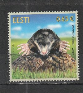 Estonia  Scott#  905  Used  (2019 European Mole)