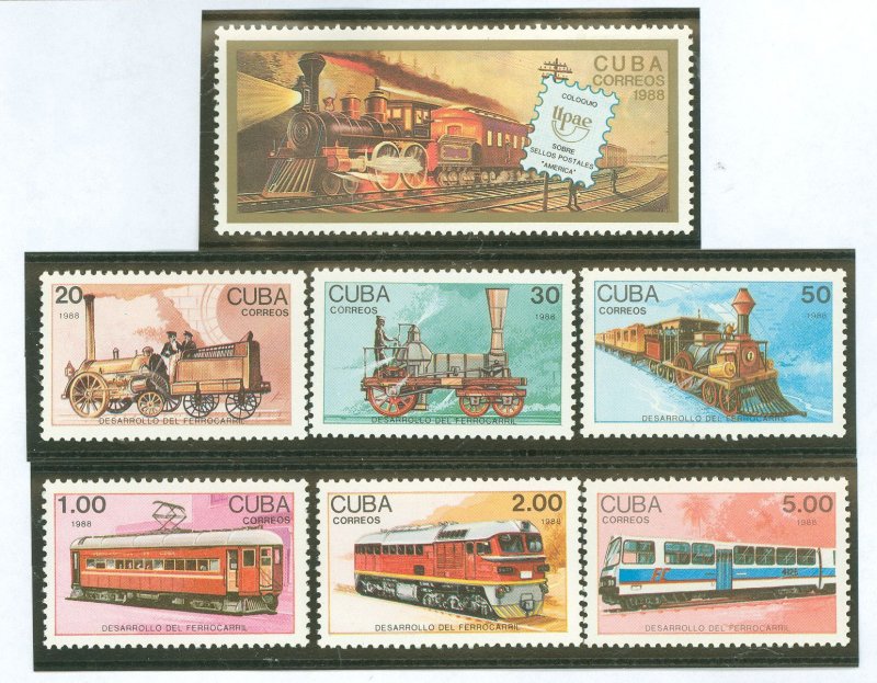 Cuba #3035/3059-3064 Mint (NH) Single (Complete Set)