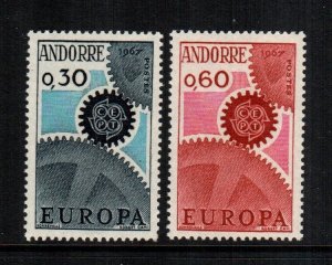 Andorra  174-175 MNH $10.75 french