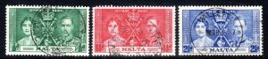 Malta -  1937  coronation   USED   