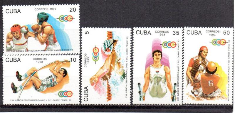 Cuba 3533-3537 MNH