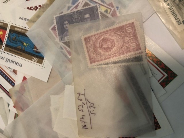 W.W Stamps In Glassine’s Some Old China-N.Korea +  Might Find GEMS