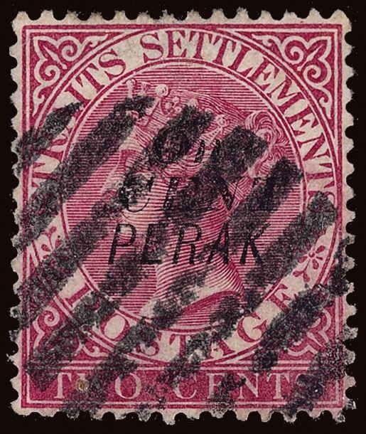 Malaya / Perak Scott 20a Gibbons 39 Used Stamp