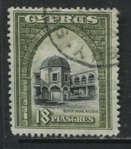 Cyprus 1934 18 piastres used