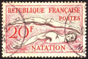 1953, France 20Fr, Used, Sc 700