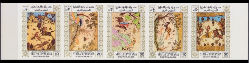 1967 State of Upper Yafa 50-54bstrip Painting 3,50 €