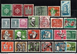Germany 1949-56, Scott# Almost completely.used