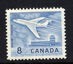 Canada #436 mint, Planes