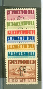 Guernsey #J1-J7 Mint (NH) Single (Complete Set)