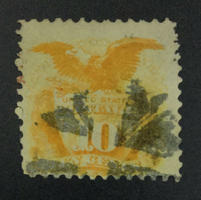 MOMEN: US STAMPS #116 USED LOT #52227