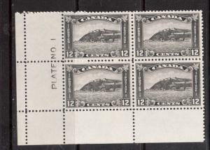 Canada #174 VF/NH Plate #1 LL Block