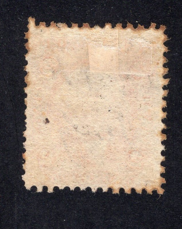 US 1862 2c orange Bank Check Revenue, Scott R6c used, value = 45c