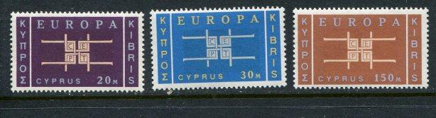 Cyprus #229-31 MNH 1963 Europa