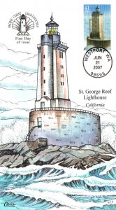 #4150 St. George Reef Lighthouse Collins FDC