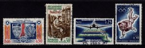 France 1964 various single stamp commemoratives [Used]