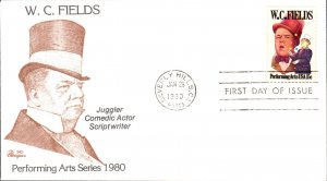 #1803 W. C. Fields Bazaar FDC