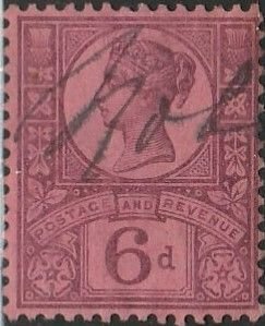 Great Britain, #119 Used From 1887-92     hand cancel