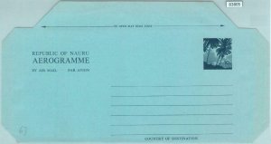 83805 - NAURU  - POSTAL HISTORY - Stationery AEROGRAMME  Palm Trees