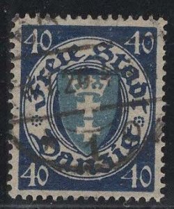 Danzig 184, Used. CV $1.00.