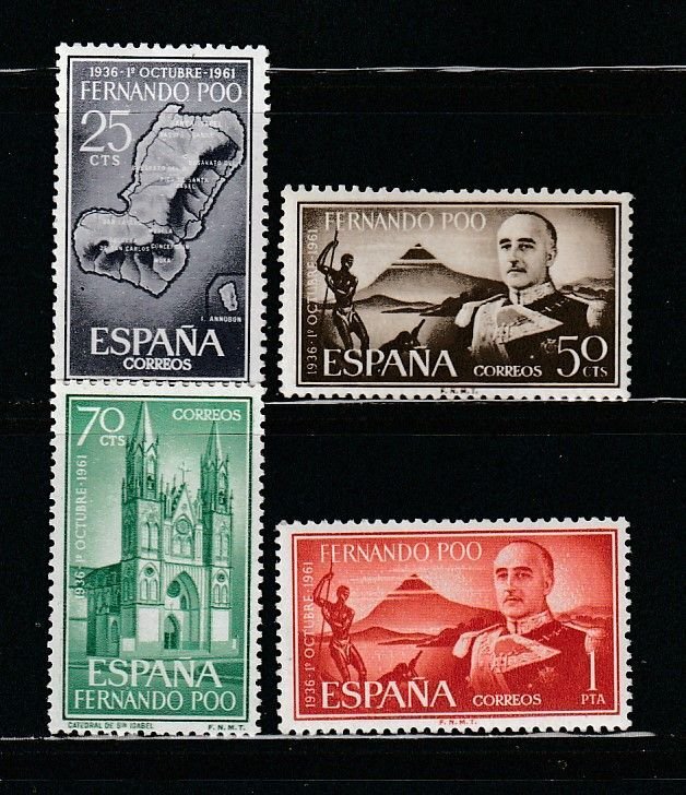 Fernando Po 192-195 Set MH Various