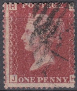 Great Britain 1864/79 Sg43 1d Red Pl 207 Fine Used  JH