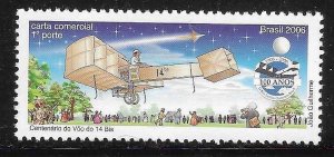 Brazil 2006 First Flight Alberto Santos-Dumont's Airplane Sc 2995 MNH A1684