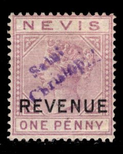 MOMEN: ST. CHRISTOPHER SG #R1 1883 MINT OG H £425 LOT #68726*