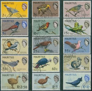 Mauritius 1965 SG317-331 Birds set FU