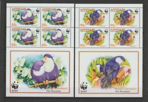 AITUTAKI/COOK ISLANDS 2002 WWF SG 71/20 MNH